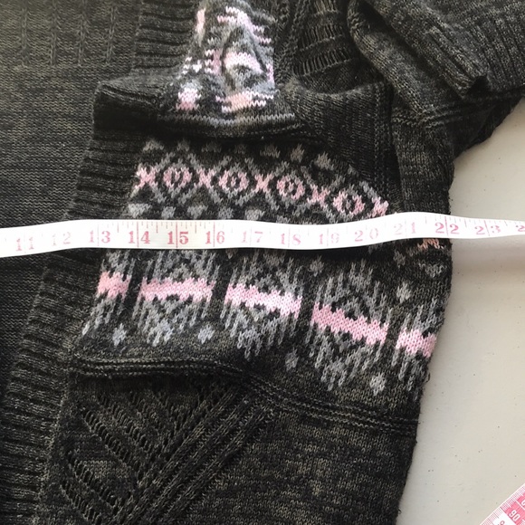 TORRID MULTI-COLOR GEOMETRIC PATTERN OPEN FRONT CARDIGAN 1X - Picture 12 of 12